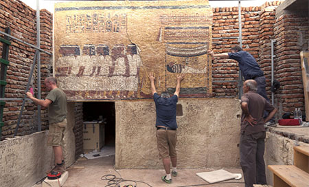 Comienza la restauración de la máscara de Tuntankamón 